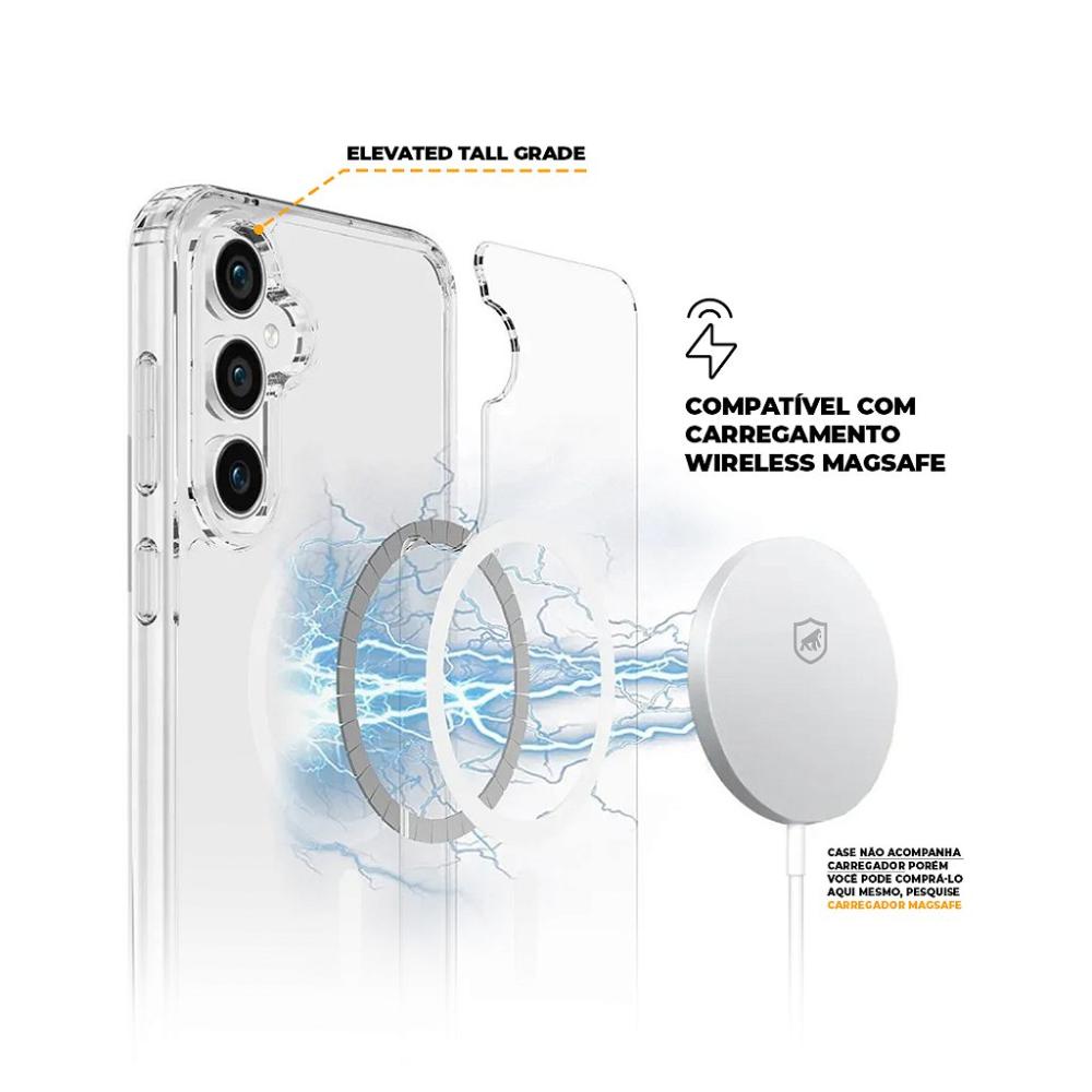 Miniatura Capa para Samsung Galaxy S23 FE - MagSafe Transparente - Gshield