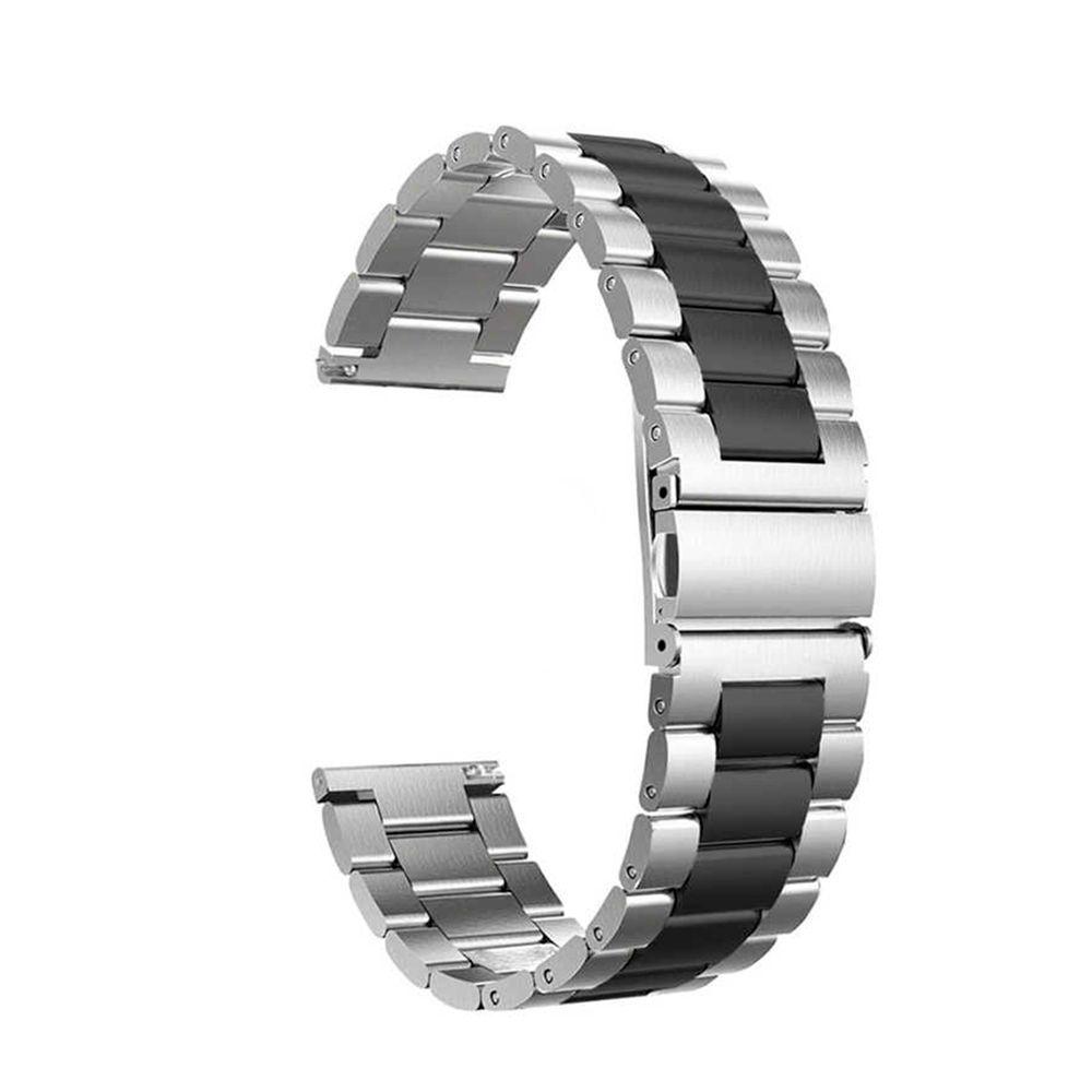 Miniatura Pulseira Relogio Smartwatch Smartband Aço Inox 3 Elos