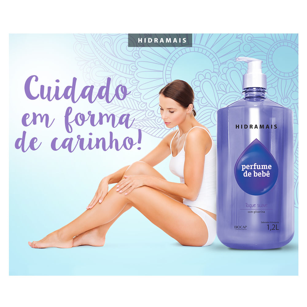 Miniatura Sabonete Líquido Perfume de Bebê Hidramais Profissional 1200ml