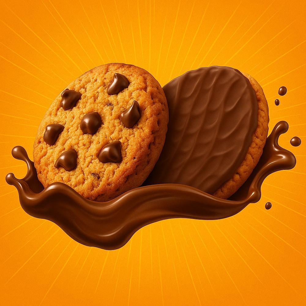 Miniatura Biscoito Cookies Bauducco Maxi Chocolate 96G