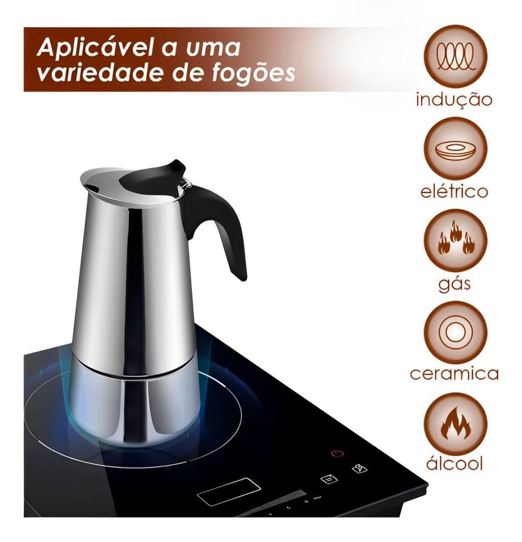 Cafeteira Italiana Expresso Café 9 Xícaras 450Ml