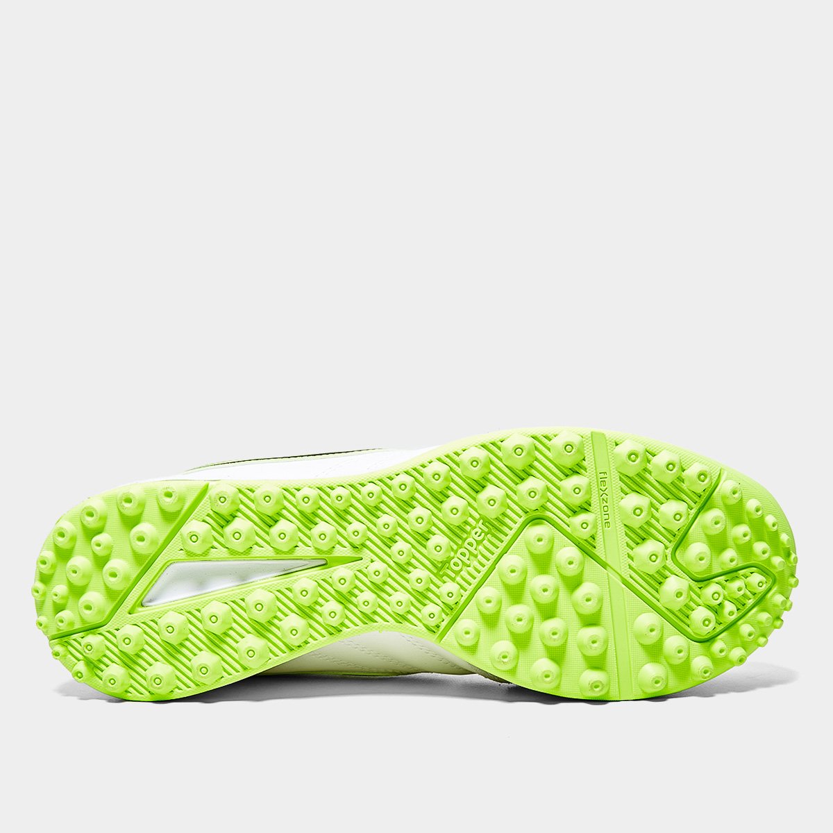 Miniatura Chuteira Society Topper Maestro Club V Unissex Branco+Verde - 37