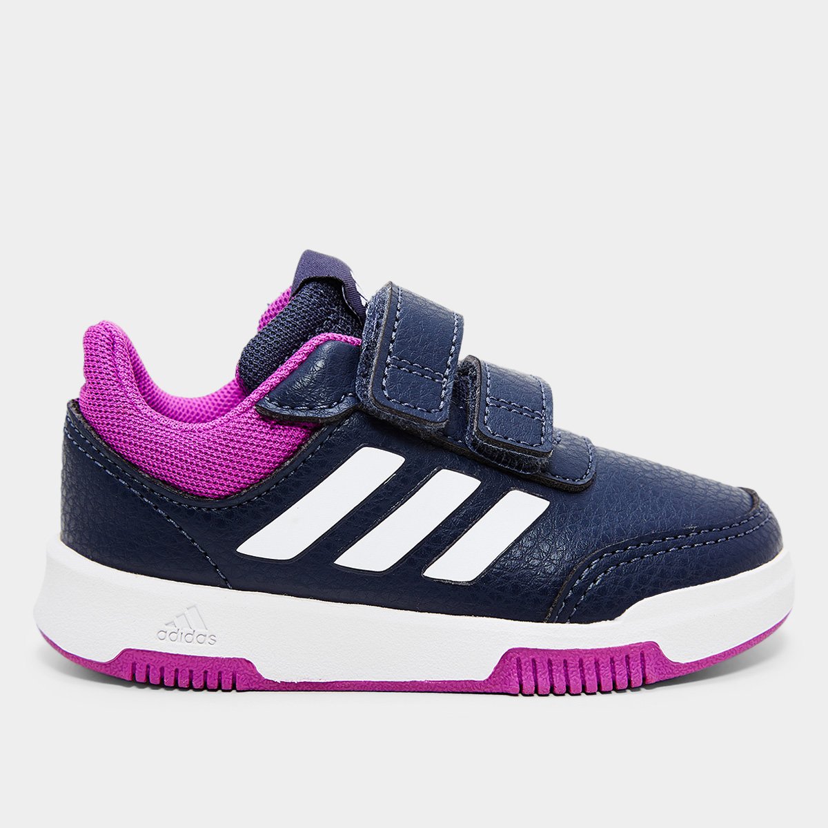 Miniatura Tênis Infantil Adidas Tensaur Sport 2.0 Preto+Lilás - 18