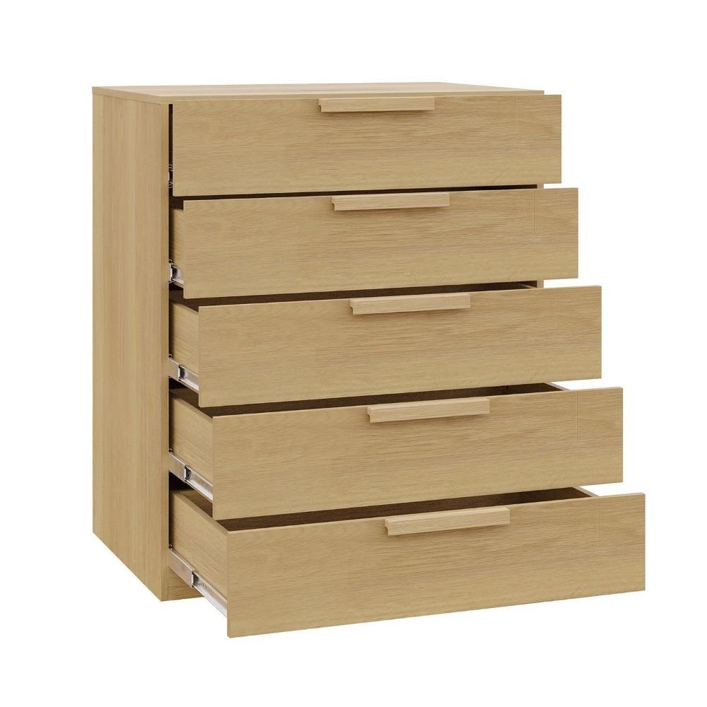 Miniatura Cômoda 5 Gavetas 80cm Jade CabeCasa MadeiraOriginals Cômoda 5 Gavetas 80cm Jade Cabecasa Madeiramadeira Avelã
