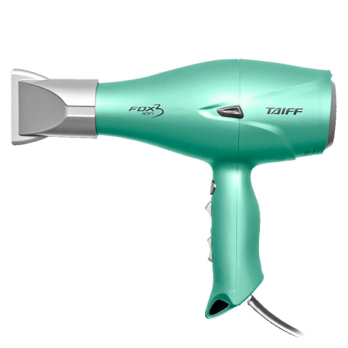 Miniatura Secador Cabelo Taiff Fox Ion 3 Soft Green Profissional 2200W