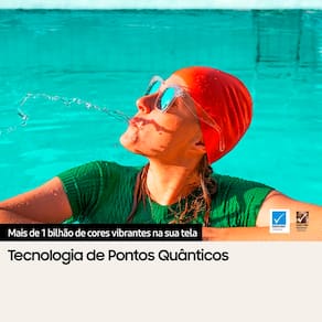 Miniatura Smart TV 75" QLED 4K Samsung QN75Q70DAGXZD com Pontos Quânticos, Upscaling, Gaming Hub, Design AirSlim, Alexa built in e Painel até 120Hz
