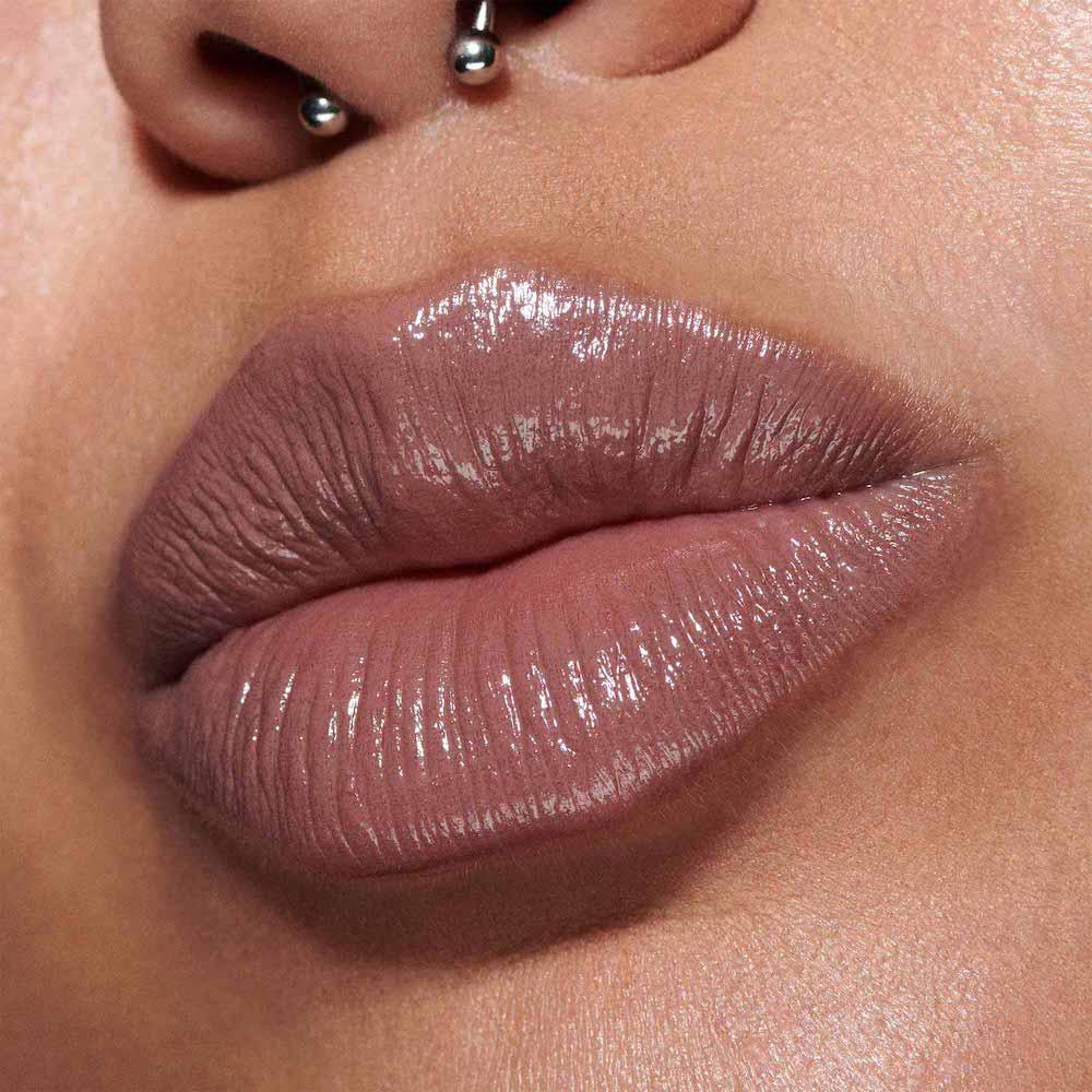 Batom Labial MAC Lustreglass Lipstick Tons Claros Alone Time