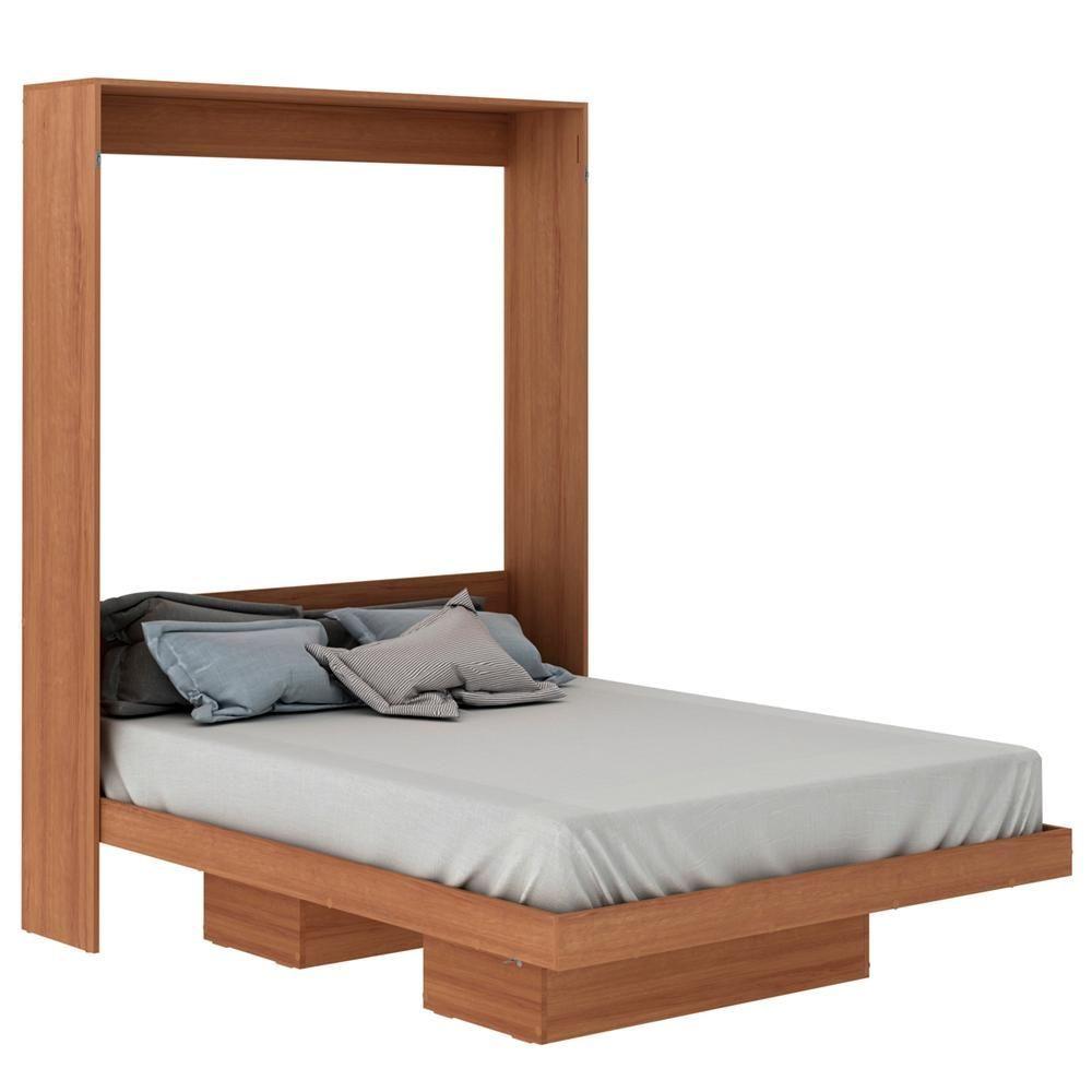 Miniatura Cama Retratil De Parede Casal Cm8016 Amendoa