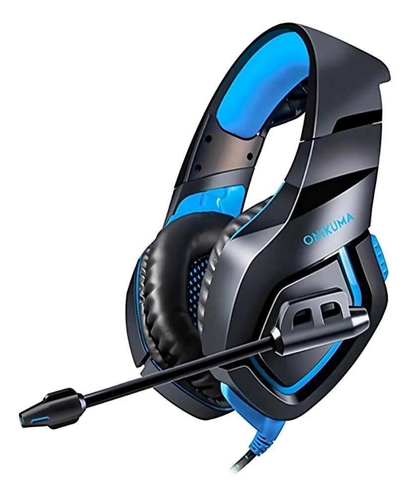 Miniatura Headset Gamer Onikuma K1-B: Imersão Total Com Led