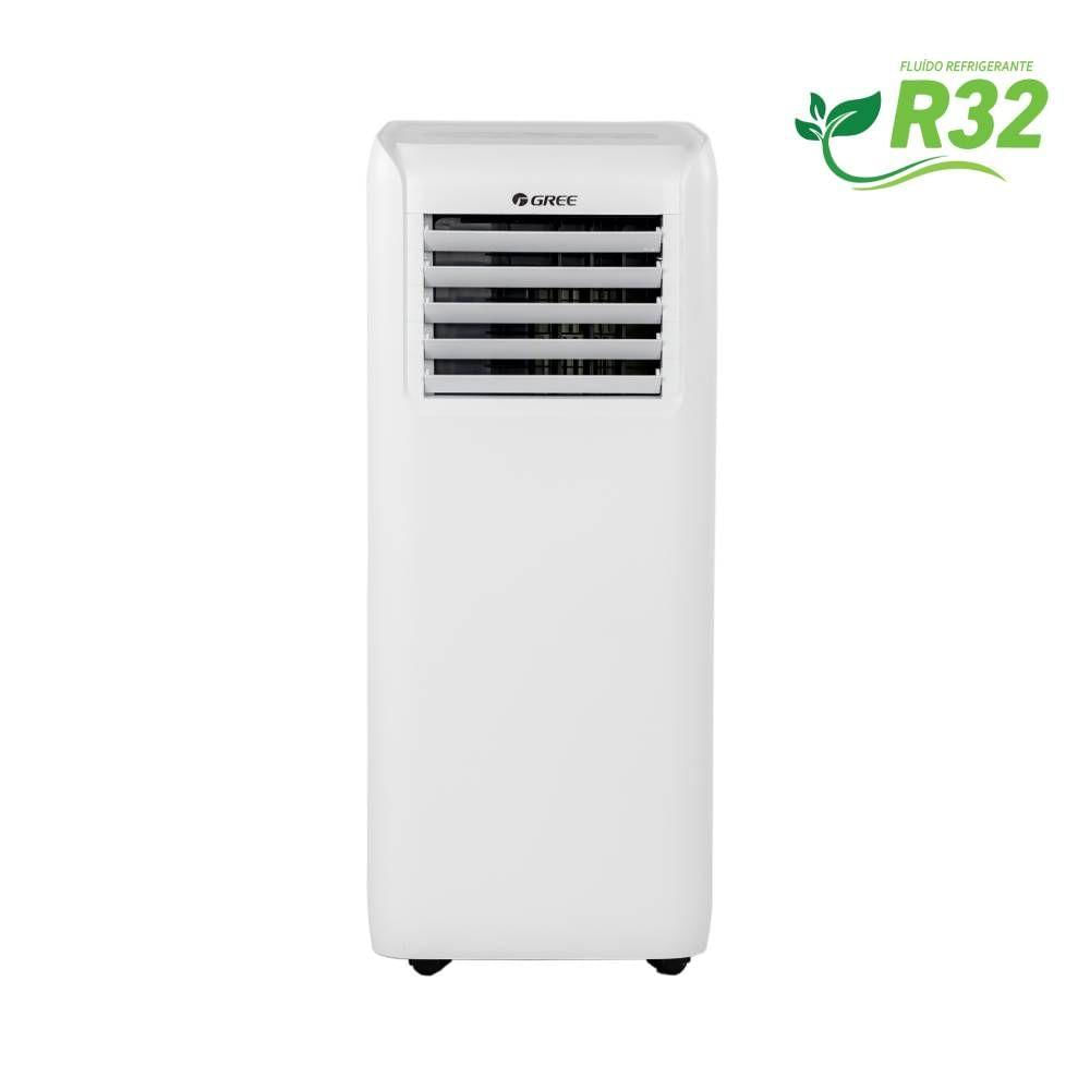 Miniatura Ar Condicionado Portátil Aovia Gree 10000 BTUs R32 Frio 127V GPC10AP-A6NNA1A 110V