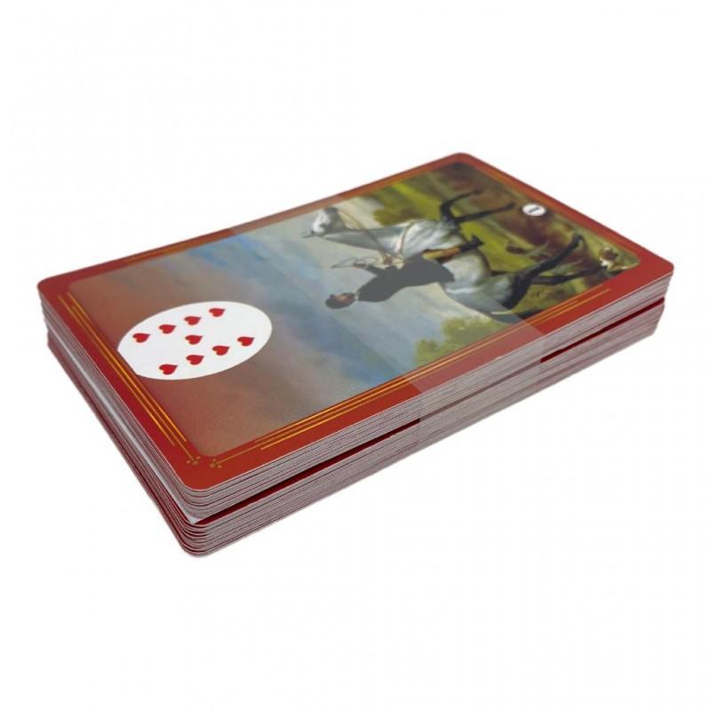 Miniatura O Tradicional Baralho Cigano 36 Cartas Plastificado Manual