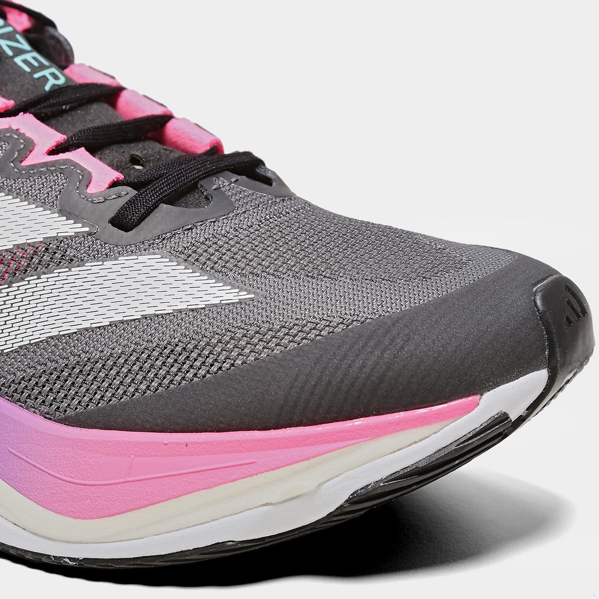 Tênis Adidas Adizero Boston 12 Feminino Chumbo+Rosa - 34