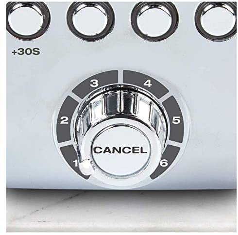 Miniatura Torradeira Elétrica AllClad Aço Inoxidável 2 Fatias 6 Níveis Sombra Prata 110V