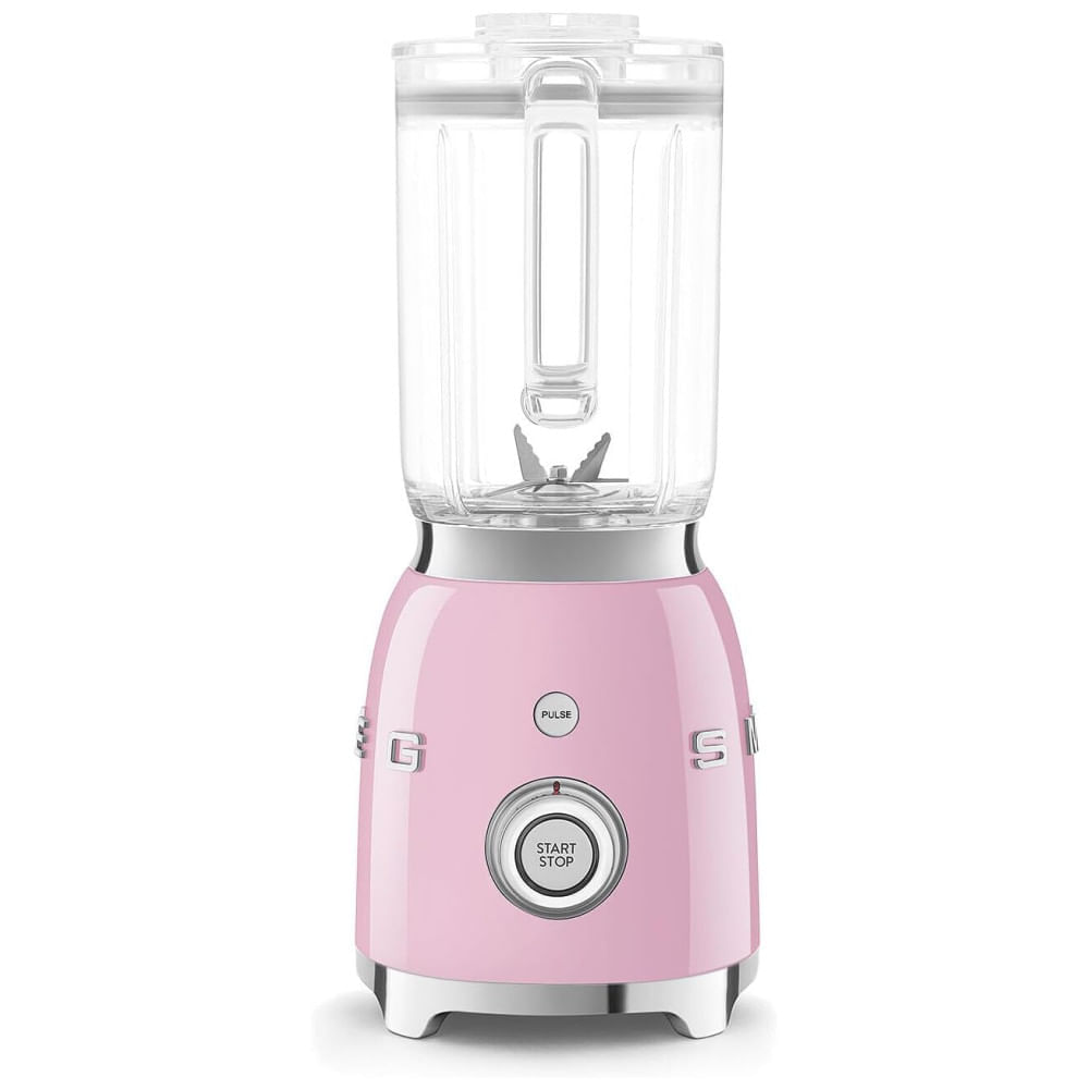 Miniatura Liquidificador SMEG BLF03 Retro Style 600W com Jarra de 1,5 litros sem BPA e Funções para Smoothies e Trituração de Gelo - Design Anos 50