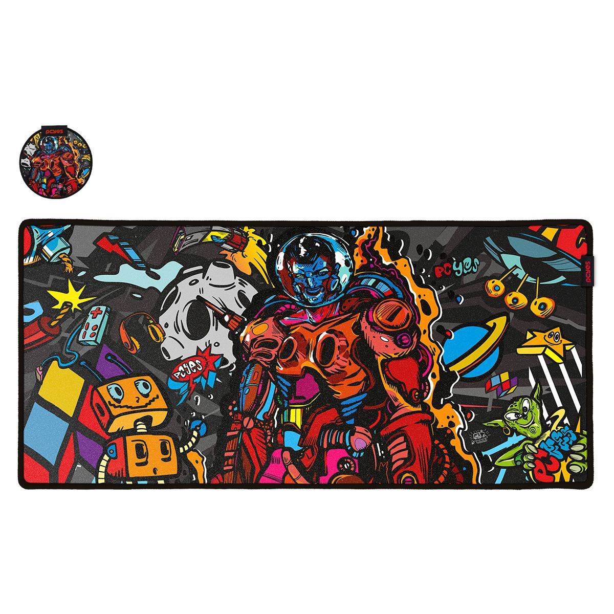 Miniatura Mouse Pad Gamer Pcyes Dr Kepler Extended 900 X 420 Drk90X42