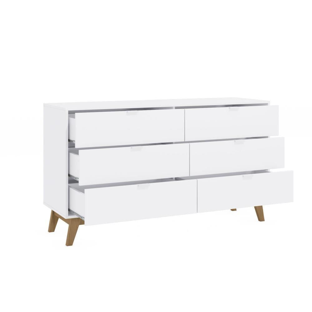 Cômoda Kappesberg 6 Gavetas Branco/itapuã