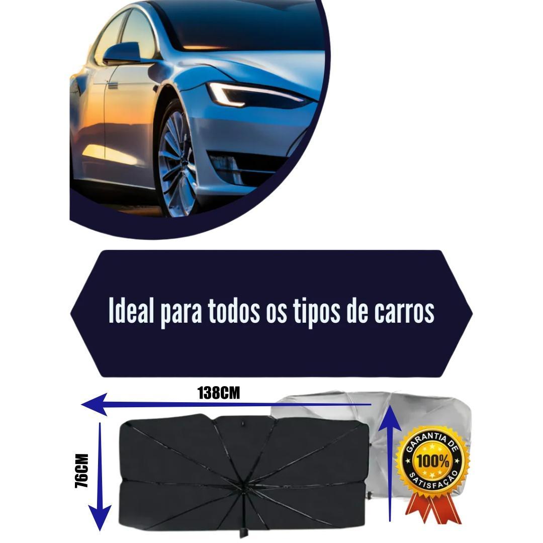 Miniatura Protetor Solar Parabrisa Sol Parasol Quebrasol Carro Guarda