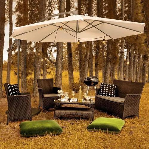Guarda Sol Ombrelone Dubai Com Base Jardim E Piscina Mor