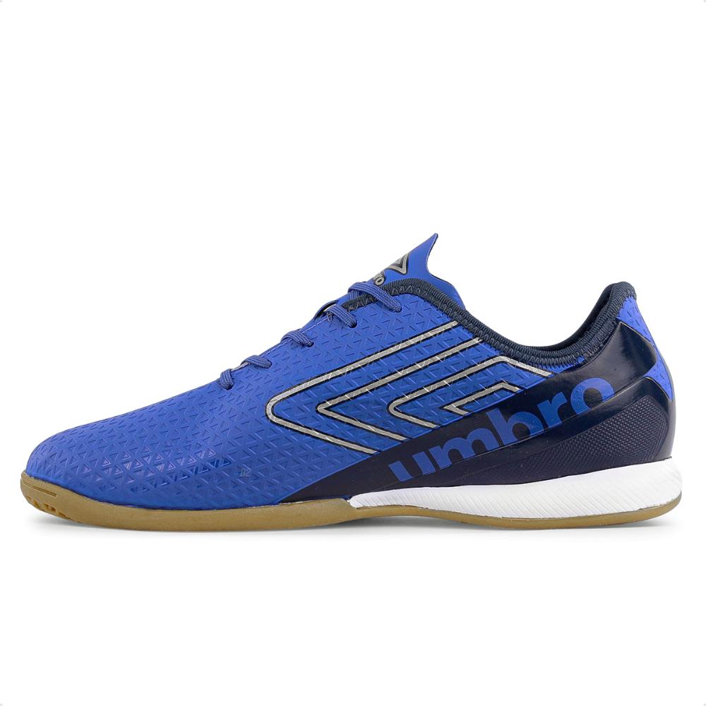 Miniatura Chuteira Futsal Umbro Chrome Masculina Azul / Marinho - 39