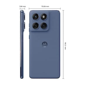 Miniatura Smartphone Motorola Edge 60 Fusion 5G Cinza 256GB, 8GB RAM, Tela 6,7", Câmera Sony LYTIA 700C 50MP, Gorilla Glass 7i, Dimensity 7300, IP69 e IP68