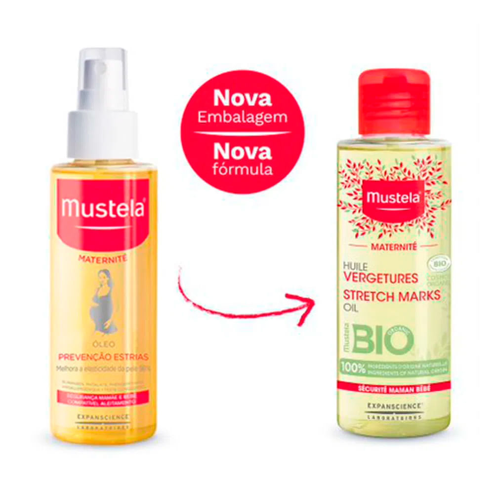 Miniatura Mustela Maternité Kit – Creme para Estrias 250ml + Óleo para Prevenção de Estrias 105ml Kit