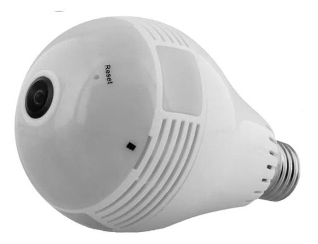 Miniatura Lampada Camera De Seguranca V380 Panorâmica Wifi