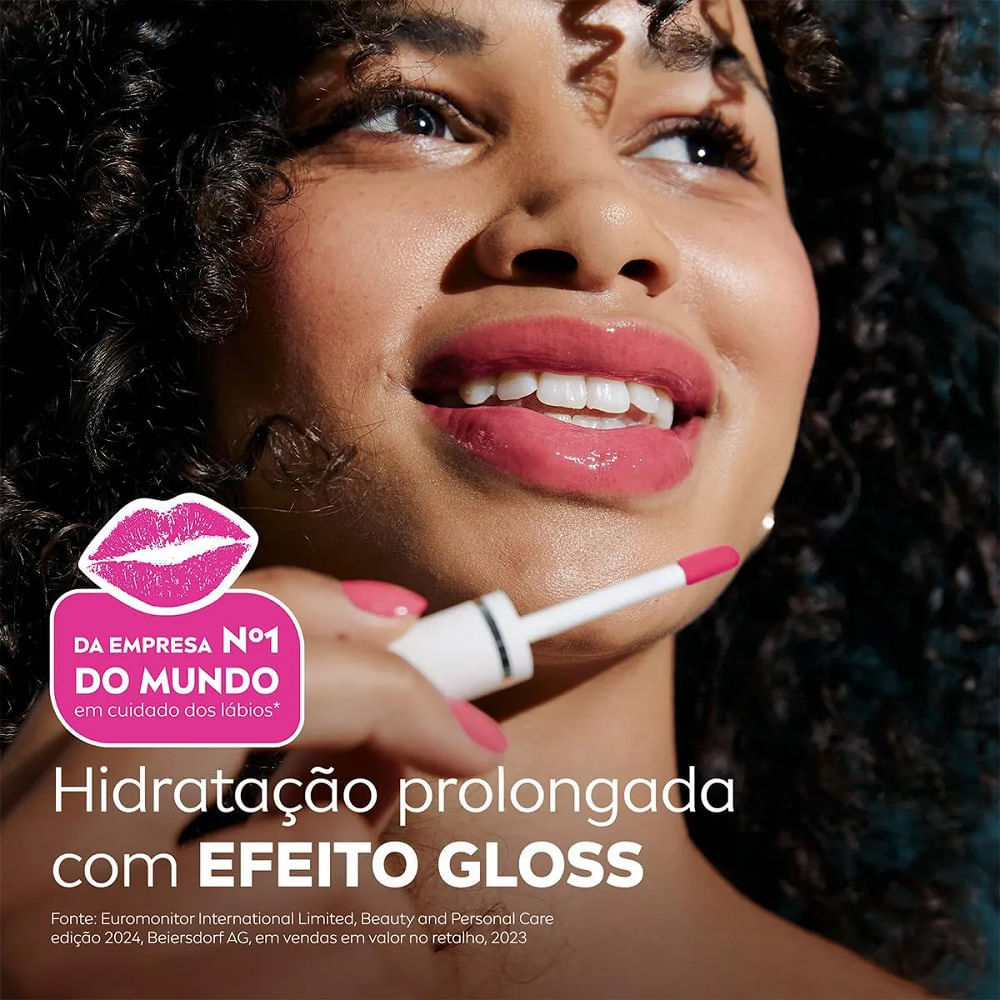 Brilho Labial Nivea Lip Nutritivo Oil Pink Rock 5,5ml