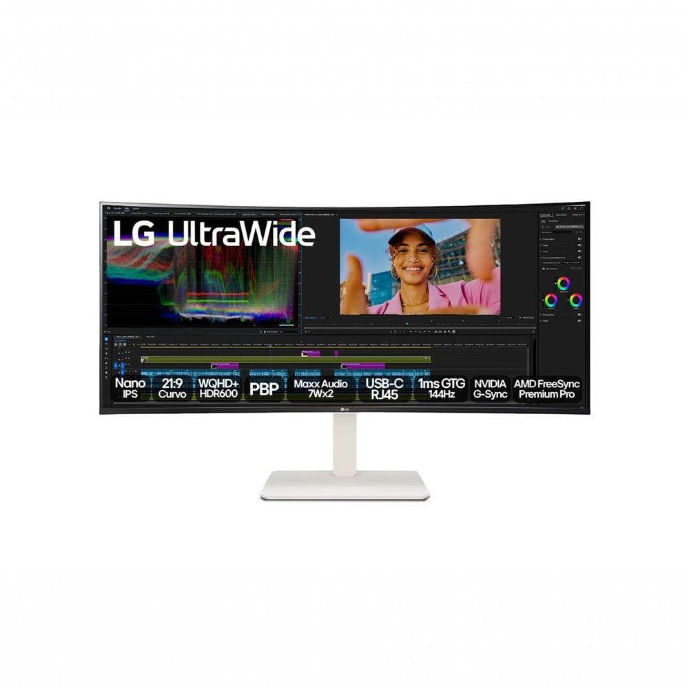 Miniatura Monitor LG 38WR85QC-W UltraWide Curvo QHD+ IPS 144Hz E Thunderbolt 4