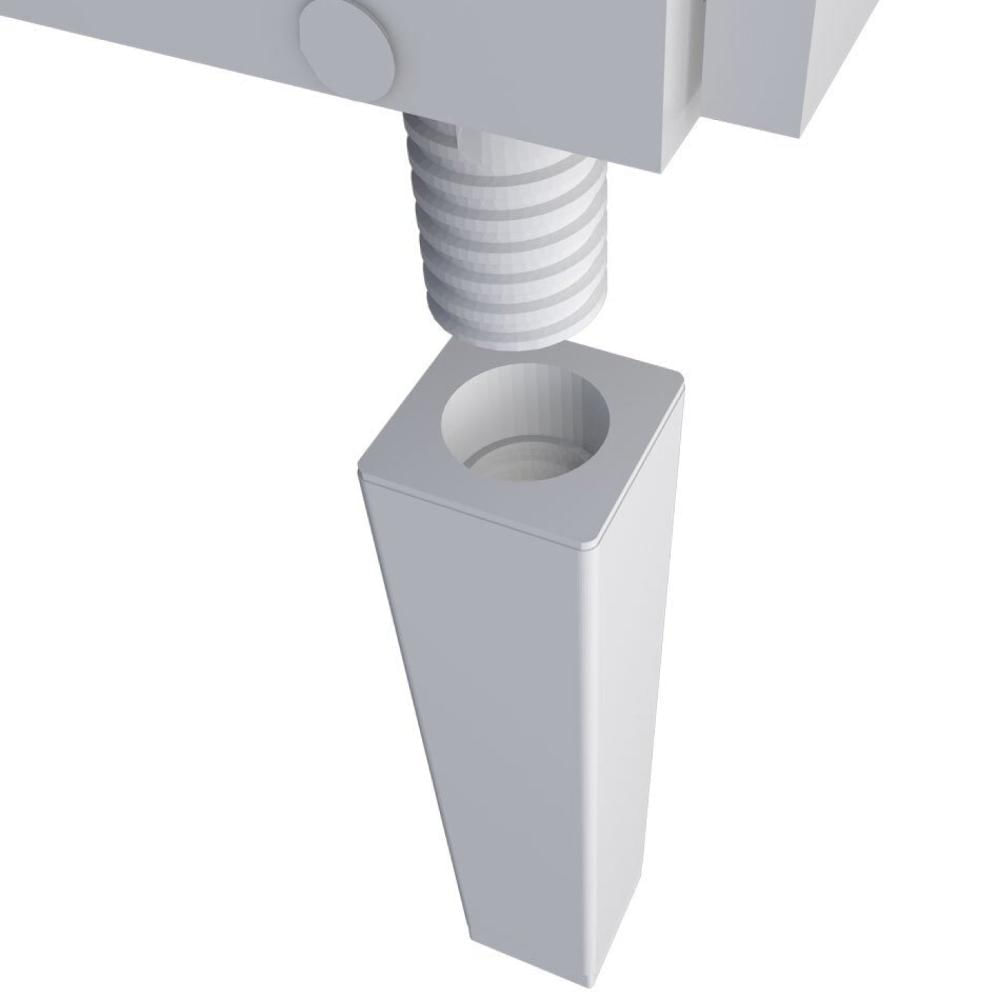 Miniatura Balcão para Pia de Cozinha 180cm 4 Portas 3 Gavetas Vênus Cozimax Branco