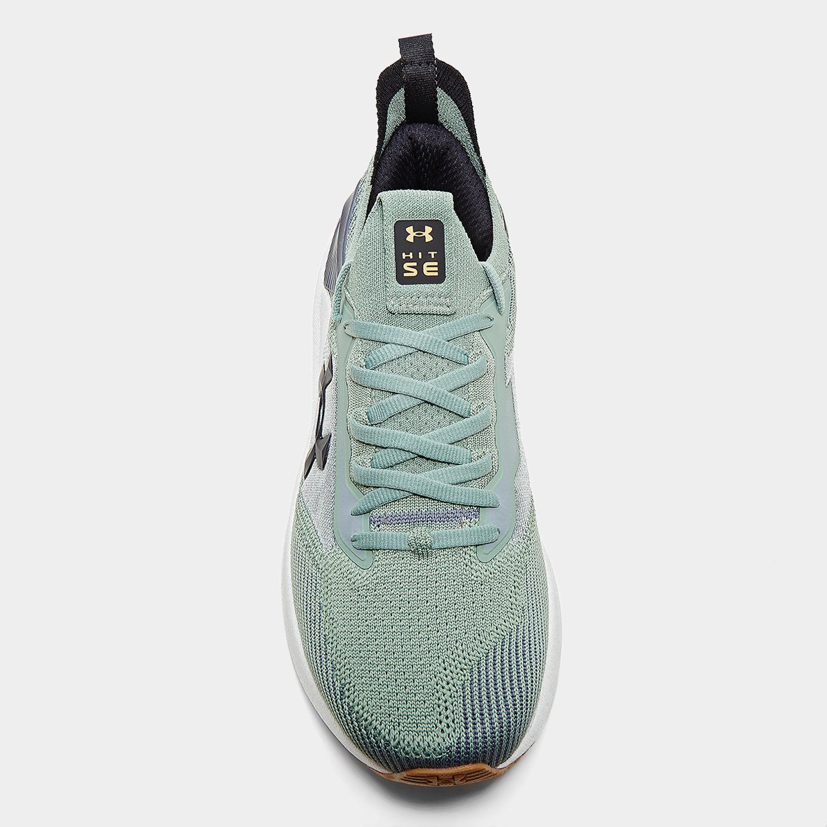 Miniatura Tênis Under Armour Ch.Hit Se Masculino Verde+laranja - 34