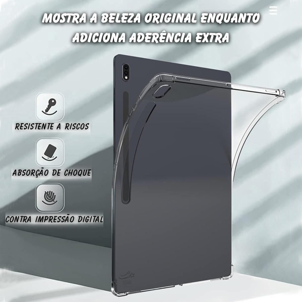 Miniatura Capinha Borda Anti Impacto Para Samsung Galaxy Tab S9+ 12.4