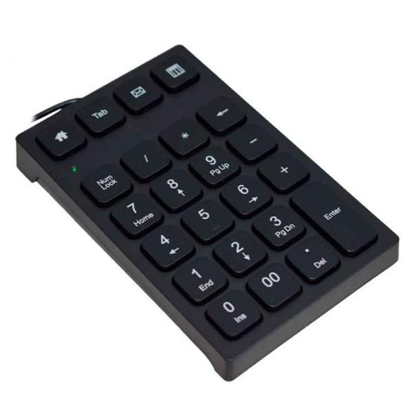 Miniatura Teclado Numérico K-Mex Usb Kp-2403 Preto