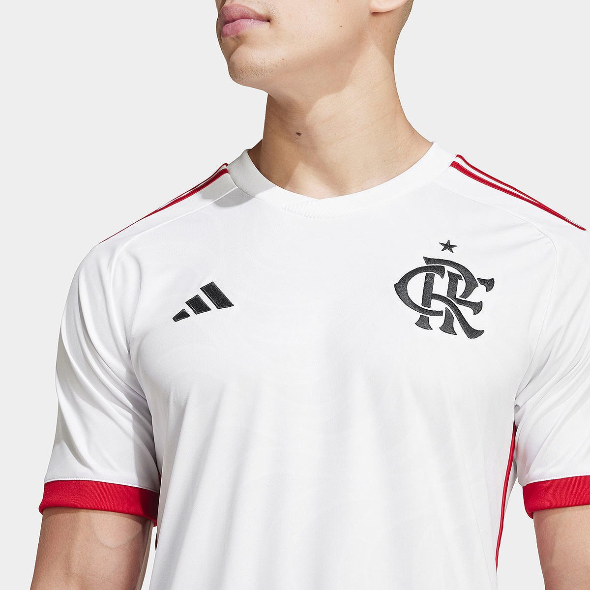 Miniatura Camisa Flamengo II 24/25 s/n° Torcedor Adidas Masculina Branco - EGG