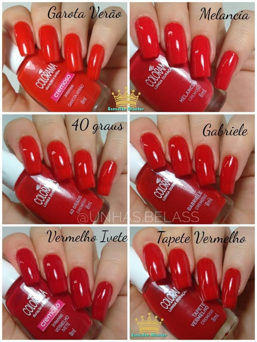 Kit Esmalte Colorama com 30 Cores Diferentes.