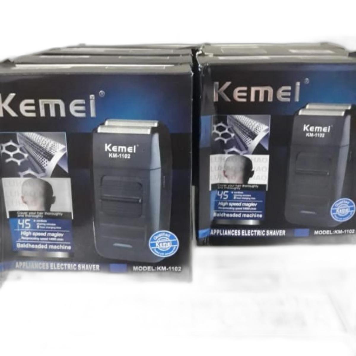 Miniatura Máquina Kemei Shaver Km-1102 Barbearia Profissional Original