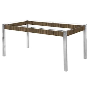 Miniatura Mesa de Jantar Retangular Aço Nobre Cláudia com 160cm de largura