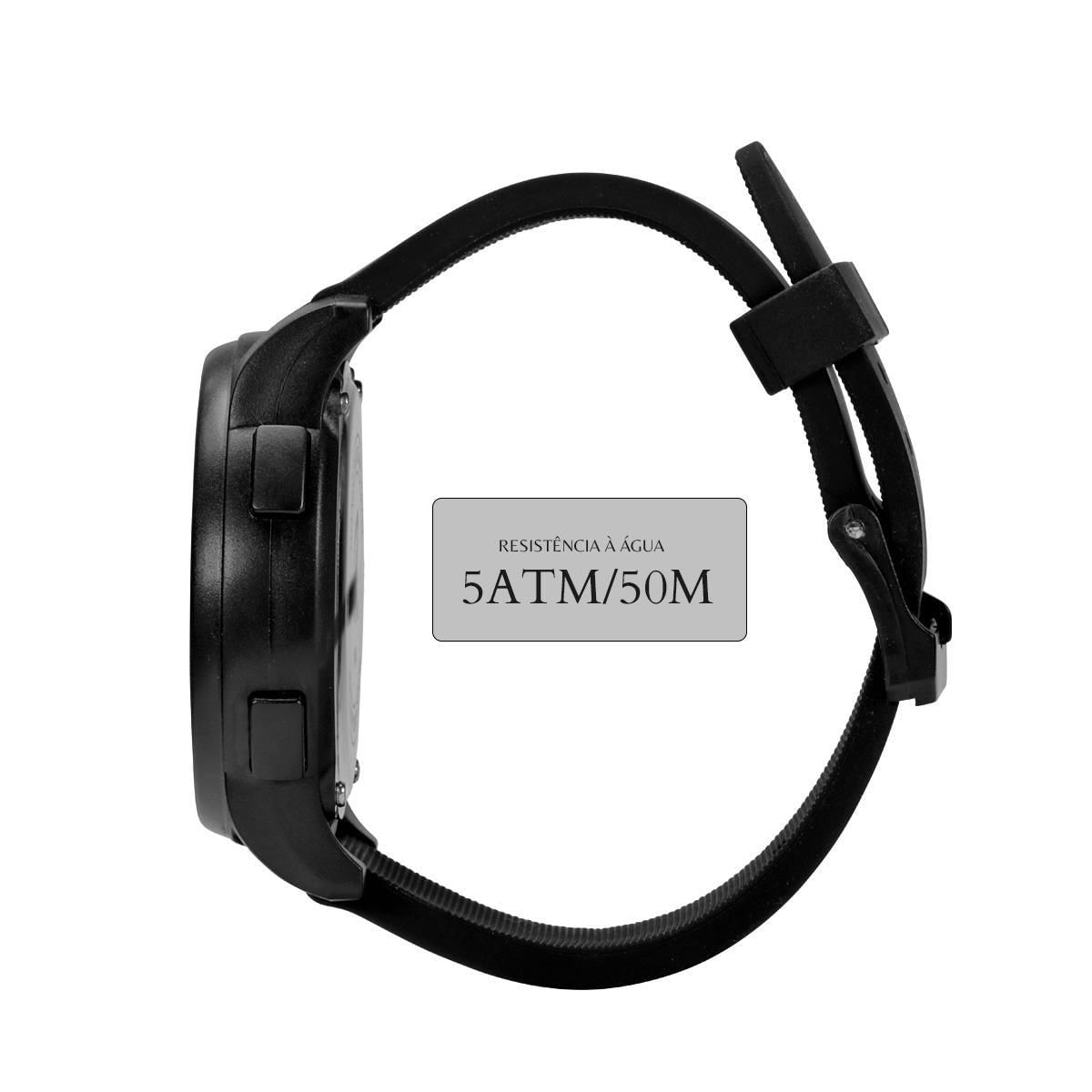 Miniatura Relógio Masculino Overwe Digital 1404 Resistencia Água 50M