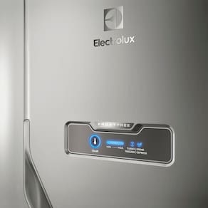Miniatura Geladeira Electrolux DFX41 Frost Free 371L Turbo Congelamento Duplex Inox 127V