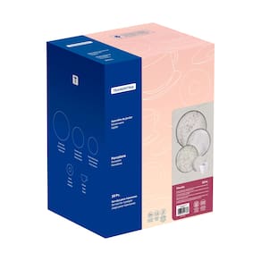 Aparelho de Jantar 20 peças Tramontina Floralis em Porcelana Floral