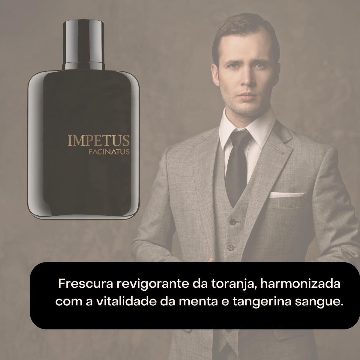 Perfume Masculino Impetus Poderoso Deo Colônia Amadeirado