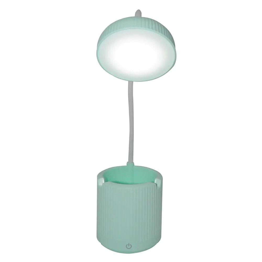 Miniatura Luminaria De Mesa Abajur Touch Screen Recarregavel Led
