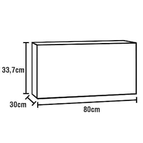 Cozinha Completa Bartira Amazonita com 9 Portas, 7 Prateleiras e 4 Gavetas - 271,2cm de largura - Damasco
