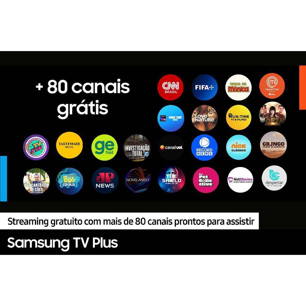 Miniatura Smart Big TV Samsung 75DU7700 75 Polegadas UHD 4K Preto Bivolt