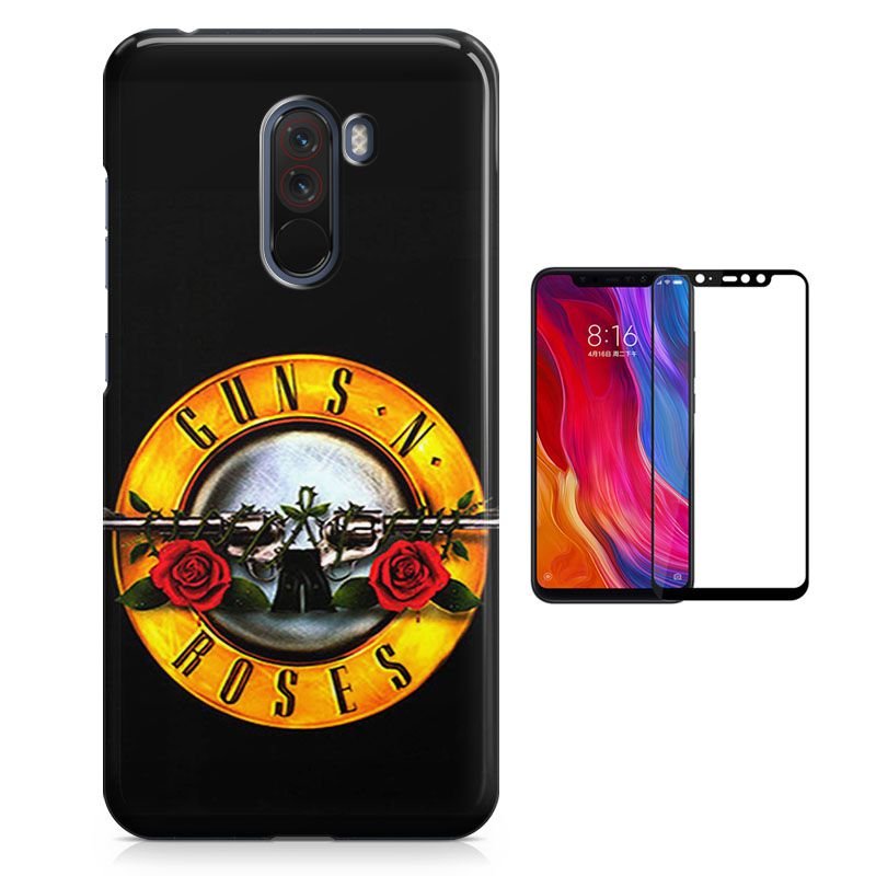 Miniatura Kit Capa   Xiaomi Pocophone F1 Guns n Roses E Pel