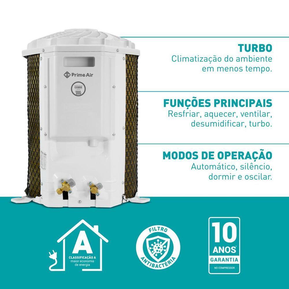 Miniatura Ar Condicionado Split 9000 BTU/h Prime Air 9QC Quente E Frio 220V
