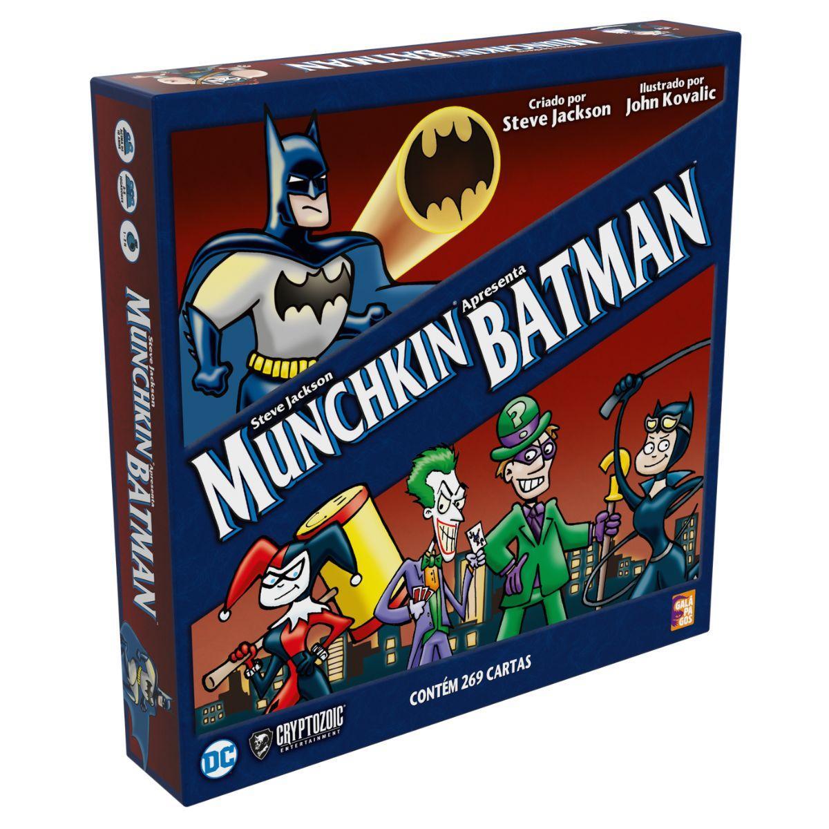 Miniatura Munchkin Batman Jogo De Tabuleiro Estratégico E Competitivo