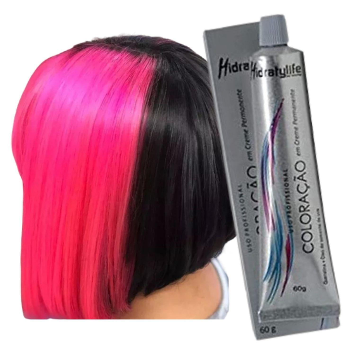 Tinta De Cabela Pink Rosa - Ganhe A Oxigenada De
