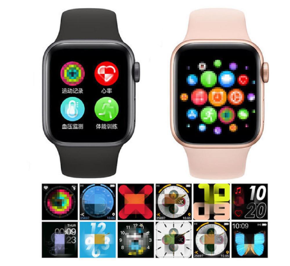 Miniatura Smartwatch Iwo Max T500 Preto 44Mm Bluetooth 4.0 - Preto - Smartwatch - Iwo - Tpdiv - 128 mb - T500 - Max - Alarme,aviso sonoro para enco. - 44 mm