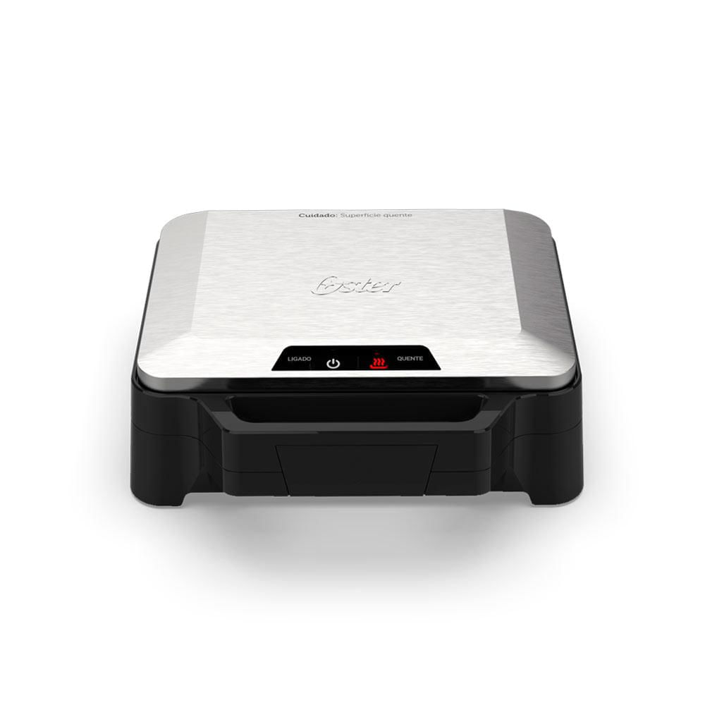 Miniatura Sanduicheira Grill Inox Multiuso Oster OSAN500 127V 127V