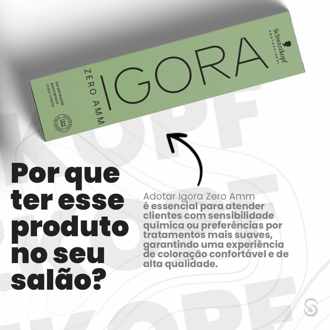 Igora Zero Amm 16X3/0 Castanho Escuro 60 Ml + 1 Ox 20 Vol